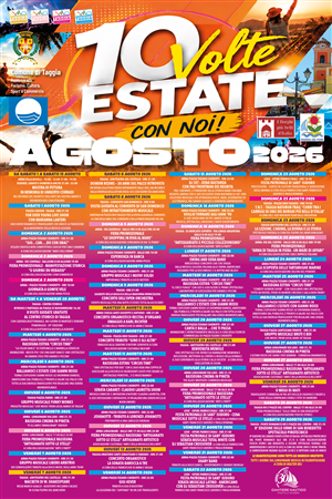 Calendario eventi AGOSTO 2026