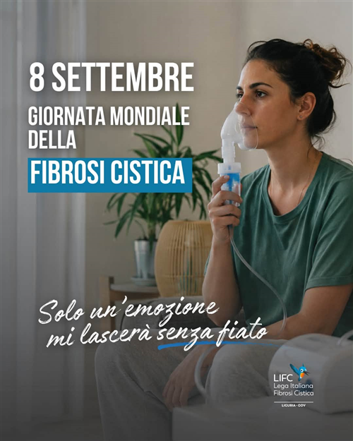 Taggia si illumina di blu in occasione della Giornata Mondiale della Fibrosi Cistica
