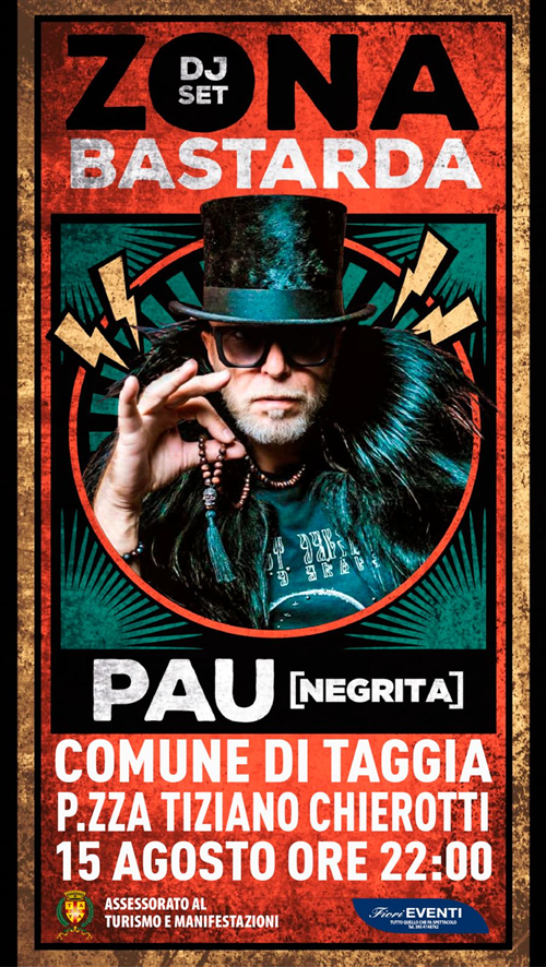 Da Claudio Lauretta a Pau dei Negrita: musica, cabaret e spettacoli per la settimana di Ferragosto a Taggia e Arma